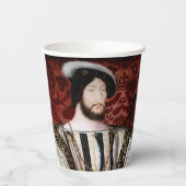 Jean Clouet - Francois I, König von Frankreich Pappbecher (Rückseite)