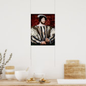 Jean Clouet - Francois I, König von Frankreich Poster (Küche)