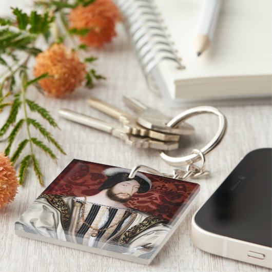 Jean Clouet - Francois I, König von Frankreich Schlüsselanhänger (Vorderseite rechts)