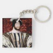 Jean Clouet - Francois I, König von Frankreich Schlüsselanhänger (Rückseite)