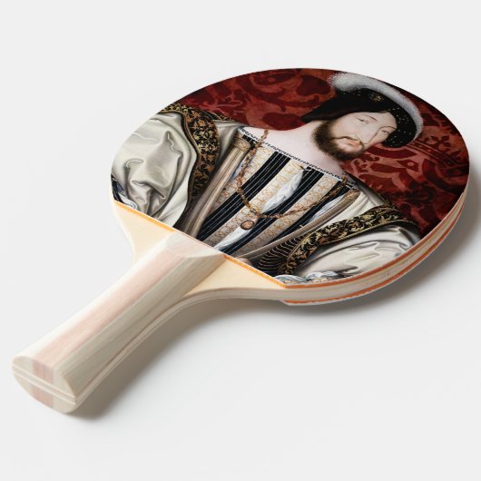 Jean Clouet - Francois I, König von Frankreich Tischtennis Schläger (Vorderseite)