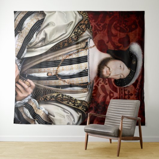 Jean Clouet - Francois I, König von Frankreich Wandteppich (Beispiel (Horizontal))