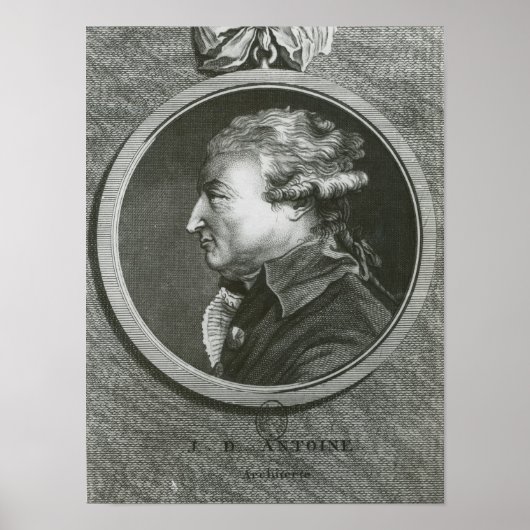 Jean Denis Antoine Architect Poster (Vorne)