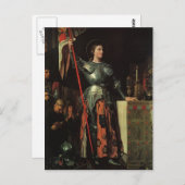 Jean Dominique Ingres - Joan of Arc Postkarte (Vorne/Hinten)