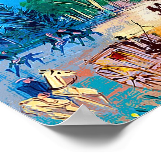 Jean Dufy Bois de Boulogne Poster (Ecke)