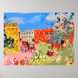 Jean Dufy Horsemen Poster