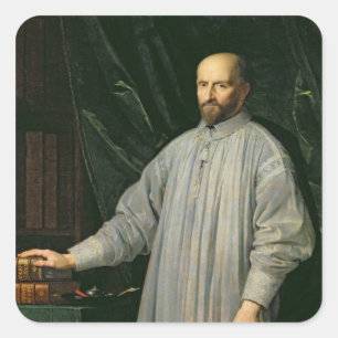 Jean Duvergier de Hauranne Abbot von Quadratischer Aufkleber