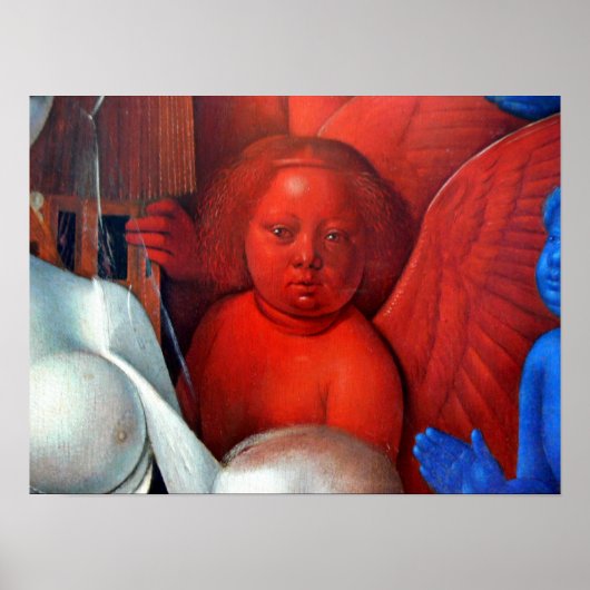 Jean Fouquet - Details zu Madonna und Kind Poster (Vorne)