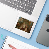 Jean-François de Troy: Diana und ihre Nymphen Bade Aufkleber (Laptop mit iPhone)