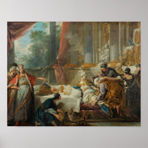 Jean-Francois de Troy - Die Verurteilung von Aman Poster
