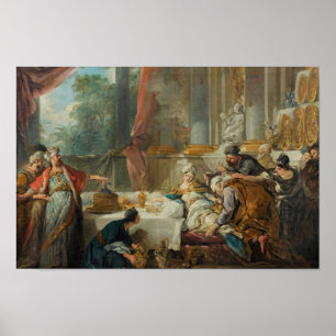 Jean-Francois de Troy - Die Verurteilung von Aman Poster