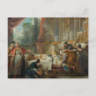 Jean-Francois de Troy - Die Verurteilung von Aman Postkarte
