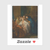 Jean-François de Troy - Vor dem Ball Aufkleber (Blatt)