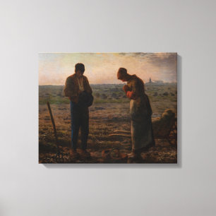 Jean-Francois Millet - Das Angelus Leinwanddruck