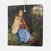 Jean-Francois Millet - Das Knitter Keramikornament (Links)