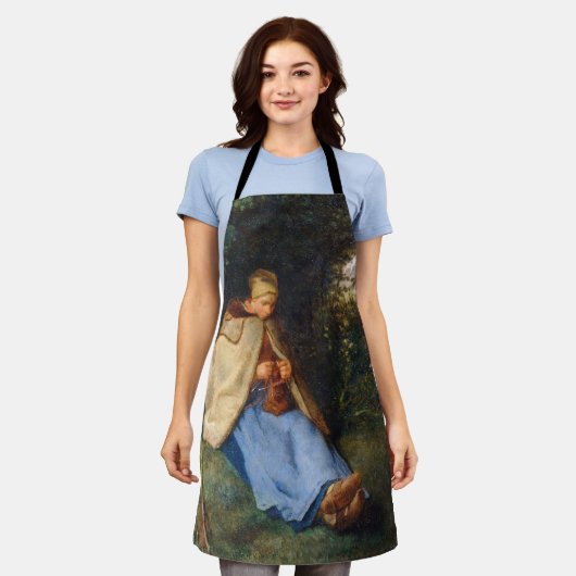 Jean-Francois Millet - Das Knitter Schürze (Getragen)