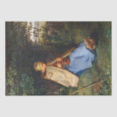 Jean-Francois Millet - Das Knitter Seidenpapier (Vorderseite)