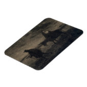 Jean-Francois Millet - Der Flug nach Ägypten Magnet (Linke Seite)