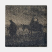 Jean-Francois Millet - Der Flug nach Ägypten Magnet (Vorne)