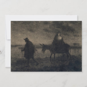 Jean-Francois Millet - Die Flucht nach Ägypten Dankeskarte