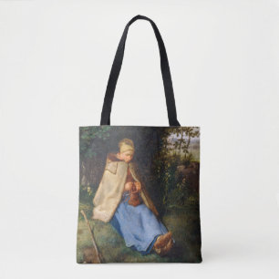 Jean-Francois Millet - Die Strickerin Tasche