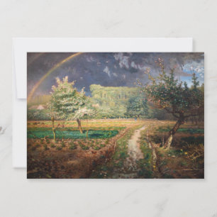 Jean-Francois Millet - Frühjahr in Barbizon Dankeskarte