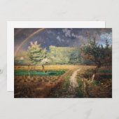 Jean-Francois Millet - Frühjahr in Barbizon Dankeskarte (Vorne/Hinten)