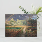 Jean-Francois Millet - Frühjahr in Barbizon Einladung (Stehend Vorderseite)