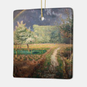 Jean-Francois Millet - Frühjahr in Barbizon Keramikornament (Links)