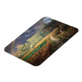 Jean-Francois Millet - Frühjahr in Barbizon Magnet (Linke Seite)