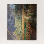 Jean-Francois Millet - Frühjahr in Barbizon Puzzle (Vertikal)