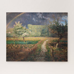 Jean-Francois Millet - Frühjahr in Barbizon Puzzle