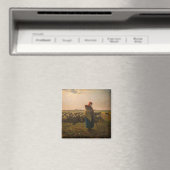 Jean-Francois Millet - Hirdess and Flock 1863 Magnet (In Situ (Geschirrspüler))