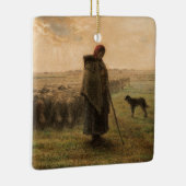 Jean-Francois Millet - Hirdess and Flock 1865 Keramikornament (Rechts)