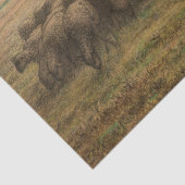 Jean-Francois Millet - Hirdess and Flock 1865 Seidenpapier (Detail)