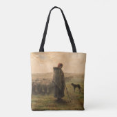 Jean-Francois Millet - Hirdess and Flock 1865 Tasche (Rückseite)