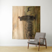 Jean-Francois Millet - Hirdess and Flock 1865 Wandteppich (Beispiel)