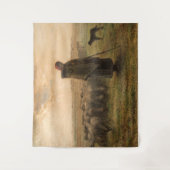 Jean-Francois Millet - Hirdess and Flock 1865 Wandteppich (Vorderseite)