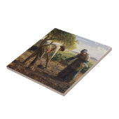 Jean-Francois Millet - Kartoffelpflanzer Fliese (Seite)