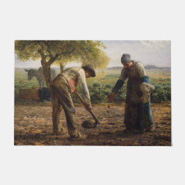 Jean-Francois Millet - Kartoffelpflanzer Fußmatte