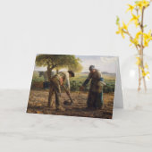 Jean-Francois Millet - Kartoffelpflanzer Karte (Gelbe Blume)