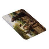 Jean-Francois Millet - Kartoffelpflanzer Magnet (Rechte Seite)