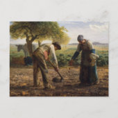Jean-Francois Millet - Kartoffelpflanzer Postkarte (Vorderseite)