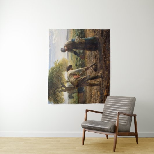 Jean-Francois Millet - Kartoffelpflanzer Wandteppich (Beispiel)