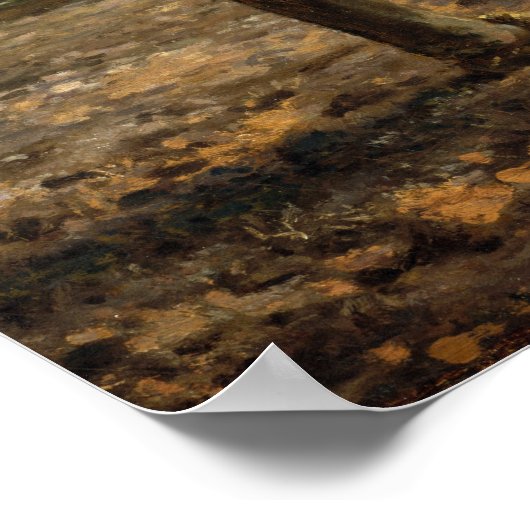 Jean-François Millet Potato Planters Poster (Ecke)