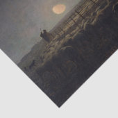 Jean-Francois Millet - Sheepfold, Mondlicht 1860 Seidenpapier (Ausschnitt)