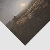 Jean-Francois Millet - Sheepfold, Mondlicht 1872 Seidenpapier (Ausschnitt)