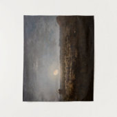 Jean-Francois Millet - Sheepfold, Mondlicht 1872 Wandteppich (Vorderseite)