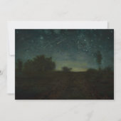 Jean-Francois Millet - Starry Night Dankeskarte (Vorderseite)