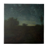 Jean-Francois Millet - Starry Night Fliese (Vorderseite)